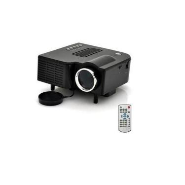 Imagem de Mini Projetor Portátil 400 Lumens HDMI Ybx Preto Bivolt