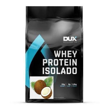 Imagem de Whey Protein Isolado Sabor Coco  De 1800G Dux Nutrition - Força