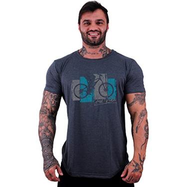 Imagem de Camiseta Masculina LongLine MXD Conceito Estampas MTB Mountain Bike Speed Gravel T-Shirt Ciclismo Casual (GG, Opção 20)