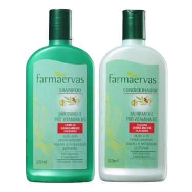 Imagem de  Shampoo + Condicionador Farmaervas Jaborandi E Vitamina B5