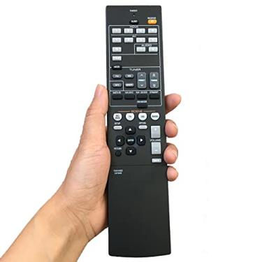 Imagem de Controle remoto de substituição RAV462 para receptor AV Yamaha ZA113500 HTR-3065 HTR-3066 HTR-3066BL RX-V373 RAV461 RAV332 RAV304