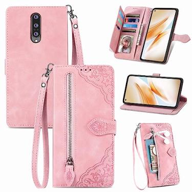 Imagem de Furiet Capa carteira compatível com OnePlus 8 OnePlus8 5G UW Tmobile com alça de pulso couro flip suporte para cartão capa para telefone para One Plus8 On 1 Plus 1plus One+ 1+ 1+1+8 Verizon feminino