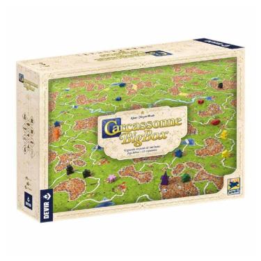 Imagem de Carcassonne Big Box Jogo Base + 11 expansões de Jogo de Tabuleiro Devir