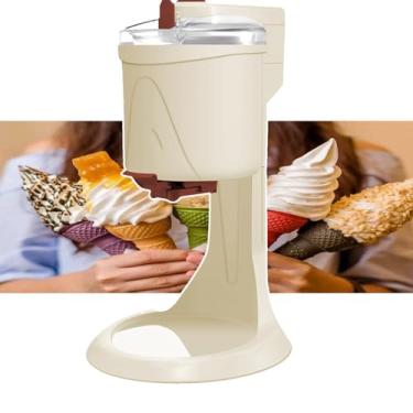 Imagem de CNAOHGHN MáQuina De Sorvete Italian De 1000ml, Sorveteira De Frutas,FáCil De Usar Basta Fazer 10 Minutos,Para Liquidificador PortáTil DoméStico Com Copo Medidor E EspáTula