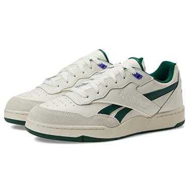 Imagem de Reebok Tênis de basquete unissex BB 4000 II, giz/verde escuro/alabastro, 38 masculino, Giz/verde escuro/alabastro, 9.5 Women/8 Men