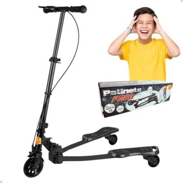 Imagem de Patinete 3 Rodas Menino Infantil Ski Abre E Fecha Frog Articulado Ate 60kg Brinquedo Criança