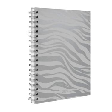 Imagem de Agenda 2025 Planner Semanal Animal Print Zebra Prata