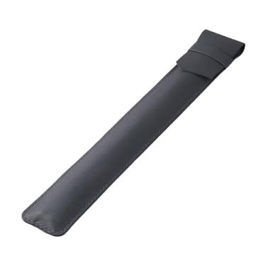 Imagem de Deevoka Bolsa de armazenamento de baquetas, capa de couro para baqueta, suporte para baqueta para atividades, festa, jogadores de concerto, crianças, preto