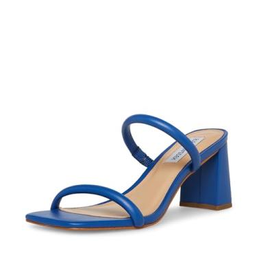 Imagem de Steve Madden Sandália feminina de salto Lilah, Azul, 39