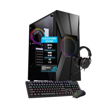 Imagem de Pc Gamer Intel i5 4º Geração GTX 1050TI 8gb Hd 1tb - AMORIM TECH