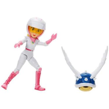 Imagem de Mini Figura Super Mario Peach Sunny Brinquedos - com Acessórios