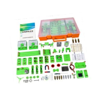 Imagem de menolana Conjunto de experimentos de circuito elétrico DIY Kits de ferramentas de ensino científico físico Conjunto de circuito simples para presente de