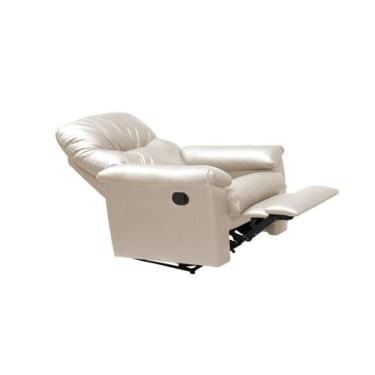 Imagem de Poltrona do Papai Reclinavel Audi Sintetico Bege Matrix
