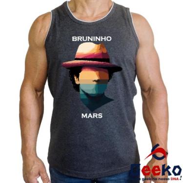 Imagem de Regata Bruninho Mars 100% Algodão Bruno Mars Live in Brazil 2024 Brasi