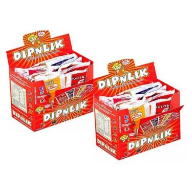 Imagem de Pirulito Dipnlik Sortido C/ 25un - 2 Caixas - Nutricandy
