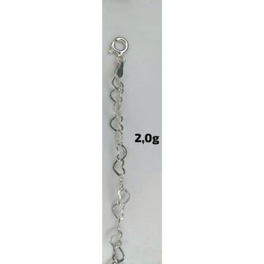 Imagem de Pulseira Elo  de Coração 2,0 - Davoli Joyaux