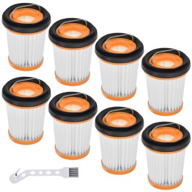 Imagem de Anewise Pacote com 8 peças de substituição WV201 para aspirador portátil sem fio Shark Wandvac WV200, WV251, WV250, WV205, WV221, WV201, WV203, WV220, UV200CCO, compare com a peça # XHFWV200