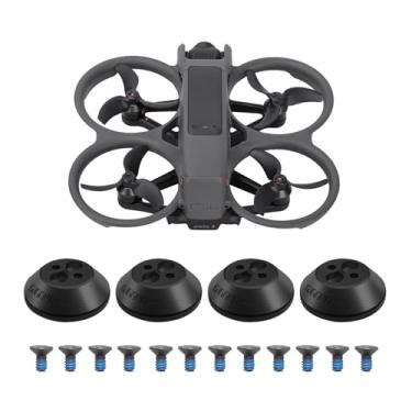 Imagem de Motor Cover for DJI Avata 2, 4Pcs Aluminum Alloy Dustproof Waterproof Protective Motor Cover Cap for DJI Avata 2 Drone Motor Cover,for DJI Avata 2 Drone Accessories (Black)