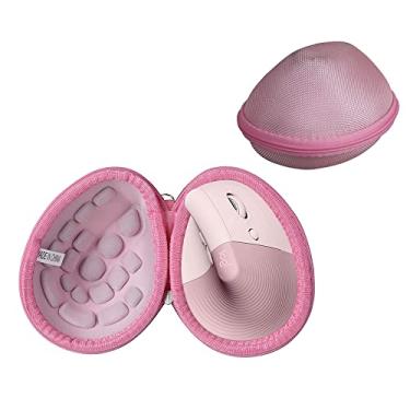 Imagem de Adada Capa rígida de viagem para mouse ergonômico vertical Logitech Lift (rosa)
