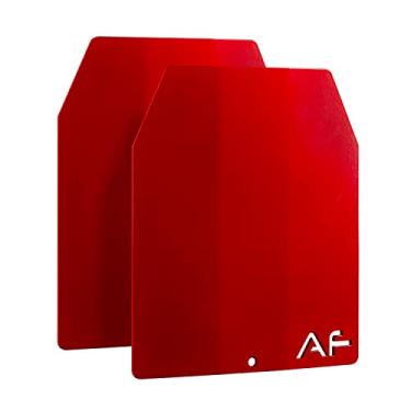 Imagem de AmStaff Fitness Pratos de colete de peso – 5 kg – todos os portadores de peso de tamanho padrão – WODs, treino, treinamento de força e resistência, corrida – design ergonômico curvo 3D – (2) x (2,5 kg) (vendido em par)