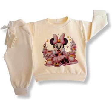 Imagem de Conjunto Moletom infantil Bebê Menina Grosso Roupa de Frio - Timiliki,