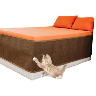 Imagem de Protetor Arranhador Cama Box Para Gatos - Au Au Miau Company, CARAMELO