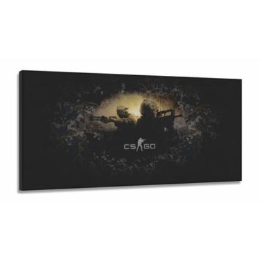 Imagem de Quadro Decorativo CS GO 130x60  em Tecido Canvas - Wall Frame