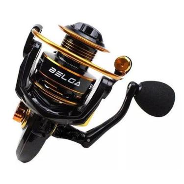 Imagem de Molinete Belga 20 Albatroz Fishing 3 Rolamentos, Preto