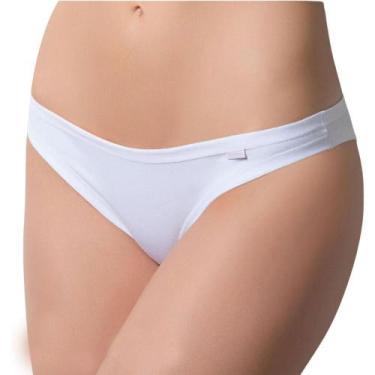Imagem de Kit 3 Calcinhas 100% Algodão Moderna KIT102 Biquíni - Sortidas - Cinta