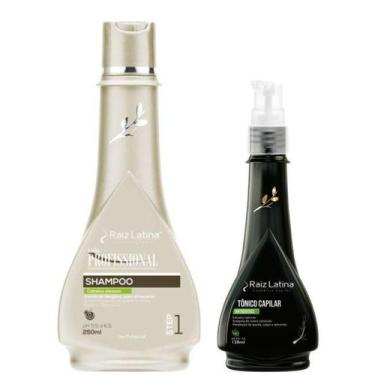 Imagem de Kit Shampoo Oleosos 250ml e Tonico Capilar 120ml Raiz Latina