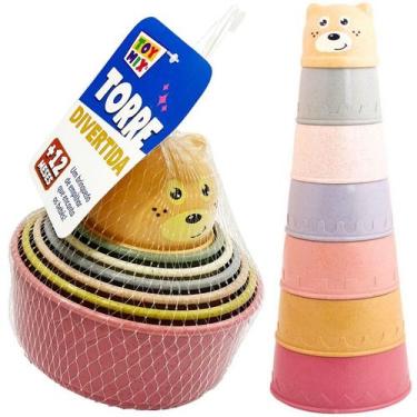 Imagem de Torre Divertida Urso Brinquedo De Empilhar - Toy Mix