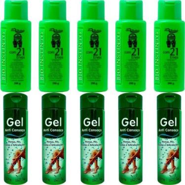 Imagem de Revenda Atacado 5 Gel Detonador com 21 Ervas + 5 Gel Anti Cansaço Pern
