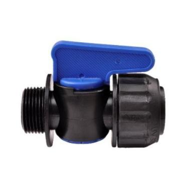 Imagem de Registro inicial para mangueira irrigação santeno - Kit 5 unidades