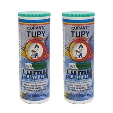 Imagem de Corante Tupy Lumy Poliamida  para lycra, seda, lã  frasco 45g, Verde N
