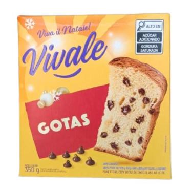 Imagem de Panettone Gotas Chocolate Ao Leite Casa Suíça 350g  3011 - Casa Suiça/