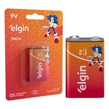 Imagem de Bateria 9V Zinco 1Unidade Elgin
