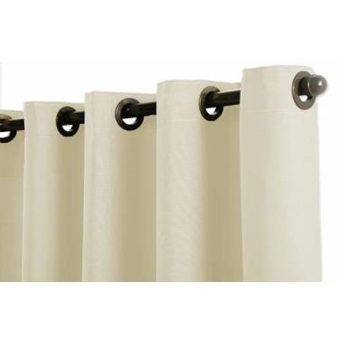 Imagem de Cortina Oxford Para Sala 3,00x1,80m Kit Completo Com Varão - Armazém d