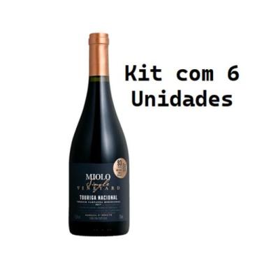 Imagem de Kit 6 Un Vinho Miolo Single Vineyard Touriga Nacional 750 ml