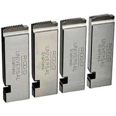 Imagem de Ridgid Moldes de rosca para máquina de rosca 47785, moldes de tubo NPT de alta velocidade para destros para aço inoxidável com tubo nominal de 1,27 cm a 1,9 cm para cabeças de matriz universais