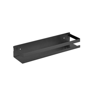 Imagem de Prateleira de aço inoxidável para banheiro SUS304 autoadesiva/parafusos de perfuração 30 cm prateleiras organizadoras retangulares de armazenamento de parede prateleira de chuveiro de banheiro