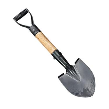 Imagem de Almencla Pá de camping, pá multifuncional para abrir valas com cabo longo para ferramentas de jardinagem Pás para acampamento de sobrevivência ao ar livre - S