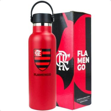 Imagem de Garrafa flamengo térmica em inox 500ml mileno ref. qh0745