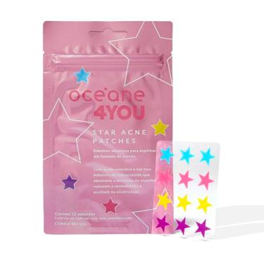 Imagem de Océane-Adesivos Secativos para Espinhas com Ácido Salicílico - Star Acne Patches 4you 12un