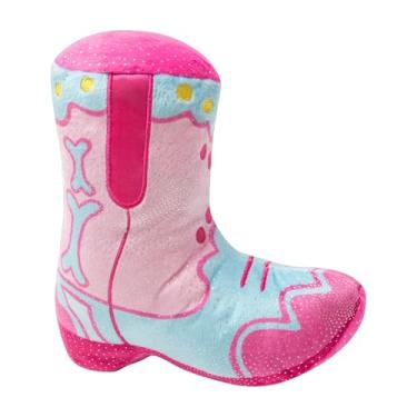 Imagem de SNUG AROOZ Snugarooz Brinquedo de pelúcia com 2 botas individuais com remendo de reparo - Brinquedo macio e durável para brincar, buscar e aconchegar - Design de bota vibrante para diversão sem fim