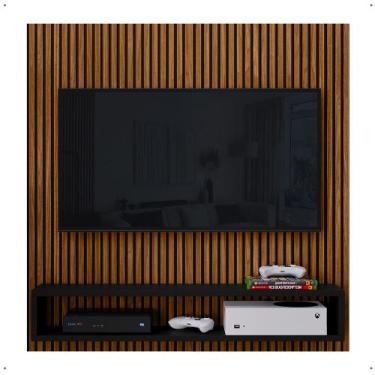 Imagem de Painel para tv 32 Polegadas Com Nicho Start - T.L Moveis , RIPADO/PRET