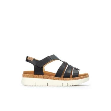 Imagem de PIKOLINOS Sandália feminina Palma W4n Wedge, Preto 3, 7.5-8
