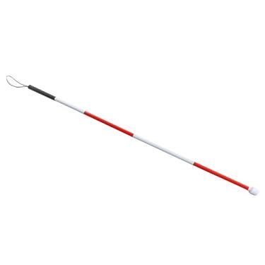 Imagem de GRCFUMO Bengala cega dobrável, bengala dobrável de alumínio antiderrapante, bengala cega dobrável e leve para homens e mulheres com deficiência visual