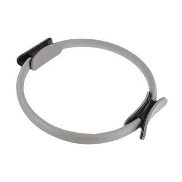 Imagem de Colaxi Equipamento de anel de fitness Pilates Exercício de acessórios práticos Círculo de exercício de treinamento principal para treino de ioga escultura em, Cinza