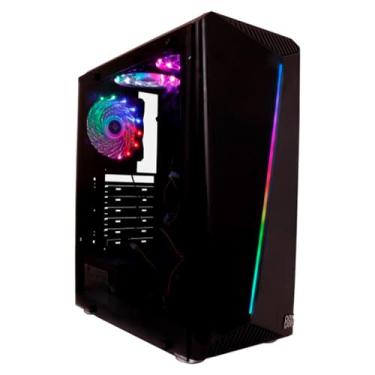 Imagem de Gabinete Gamer ATX Iluminacao RGB Ajustavel OEX Game Preto