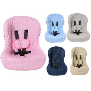 Imagem de Capa Para Cadeirinha Carro Criança Bebe 2 Peças Algodão - DW Confecçõe